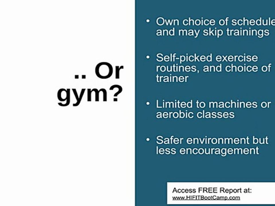 Are boot camps really better than the gym?