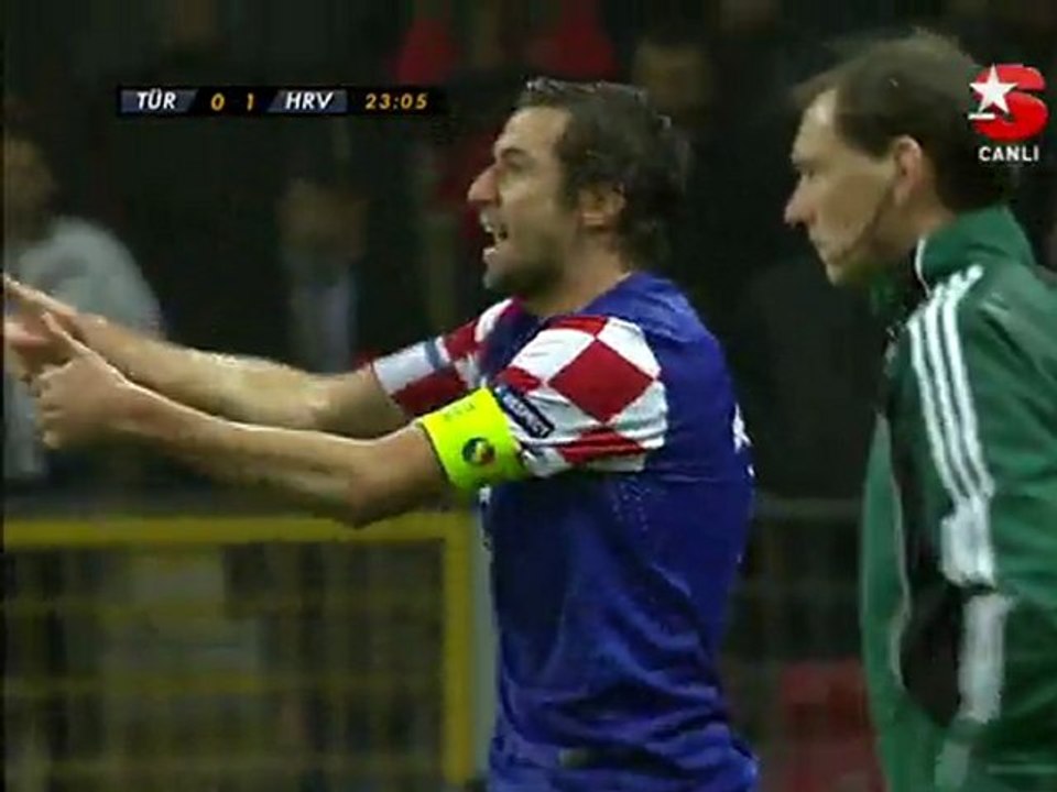 11 Kasım 2011 Euro 2012 Play-Off Türkiye-Hırvatistan Maçı İlk Yarı