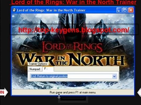 Lord of the Rings: War in the North Trainer