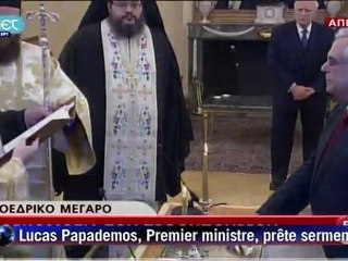 Grèce : cérémonie d'investiture du nouveau gouvernement