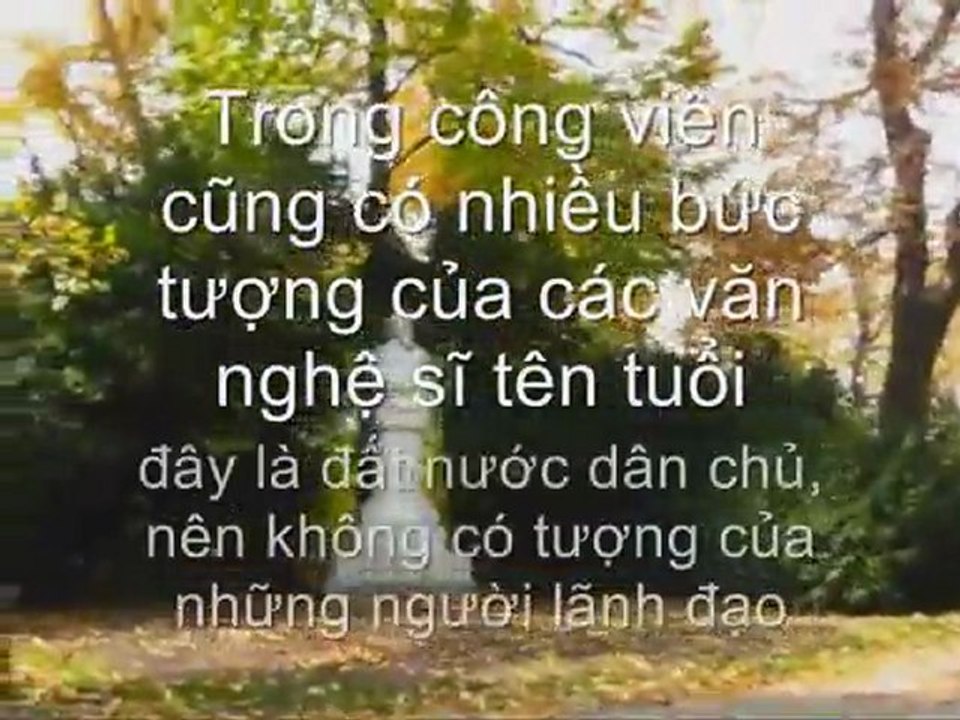 Xe hoa một chiếc - Minh Châu (Stadtpark - Wien)