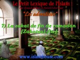 Les adorations - 7) La zakat de fin de ramadan [Zakatoul-fitr]