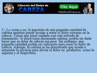 3 Maneras de Como Curar la Migraña Naturalmente