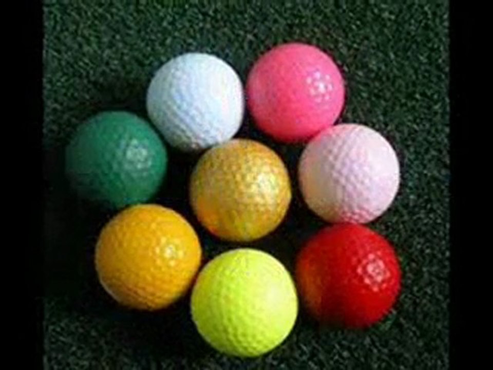 Colored Golf Balls