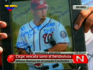 Operación autorizada por presidente Chávez logra rescate de beisbolista Wilson Ramos