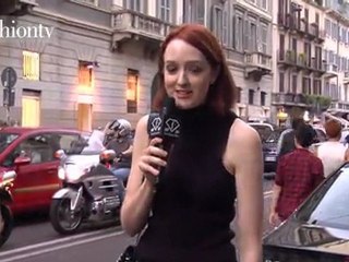 Anna Dello Russo at Emilio Pucci - Spring 2012 MFW | FTV