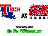 Watch La Tech vs Ole Miss football streaming live online