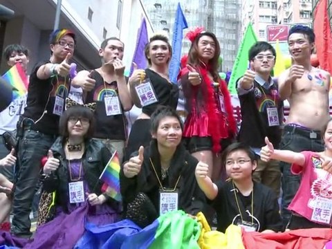 Over 2,000 march in Hong Kong's gay pride parade