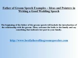 Wedding Speeches for the Father of the Groom - Special Tips for You