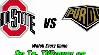 Watch Ohio State Buckeyes vs Purdue Boilermakers football on