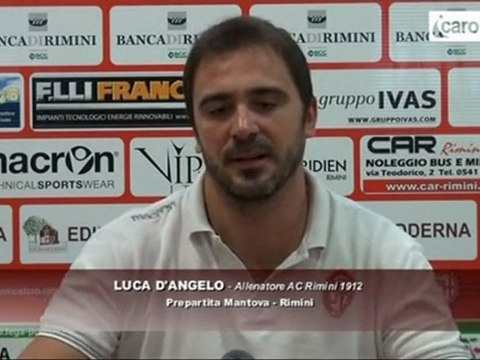 Icaro Sport. Mantova-Rimini, il pregara di D'Angelo