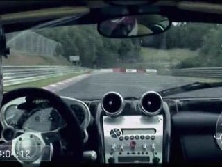 Pagani Zonda F on Nurburgring by SupercarMovies