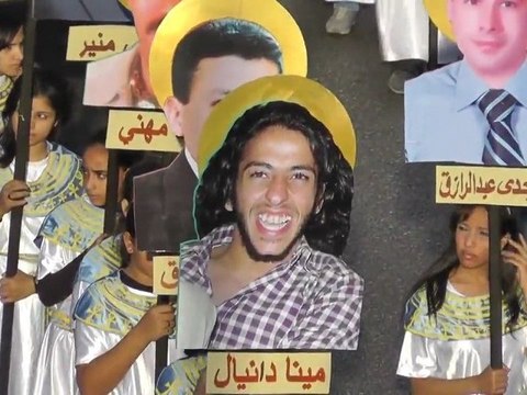 Egypte: manifestation en mémoire des Coptes