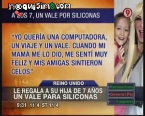 NAQUISIMO.COM - Le regala implantes a su hija de 7 años
