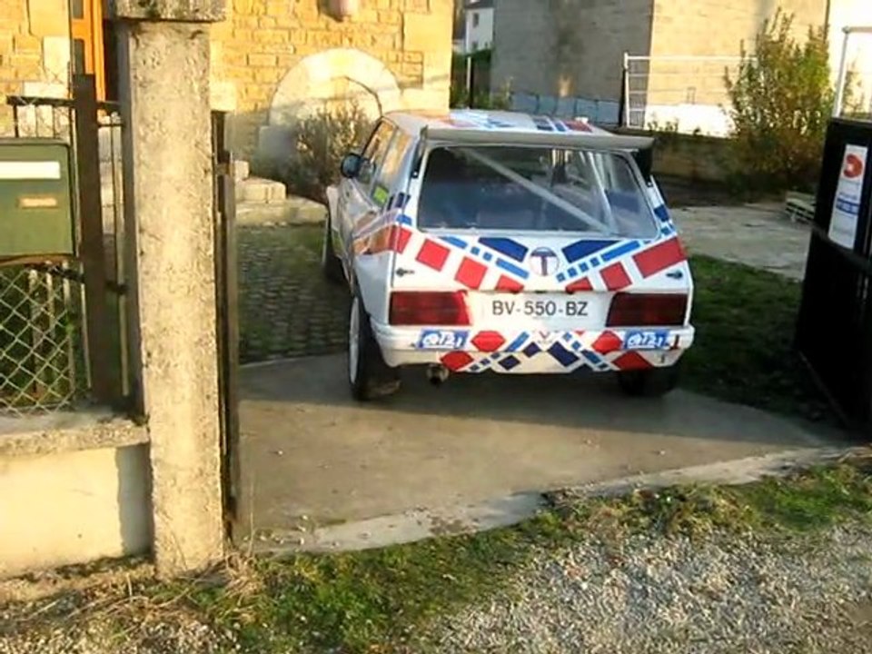 le fils essaye la samba rallye