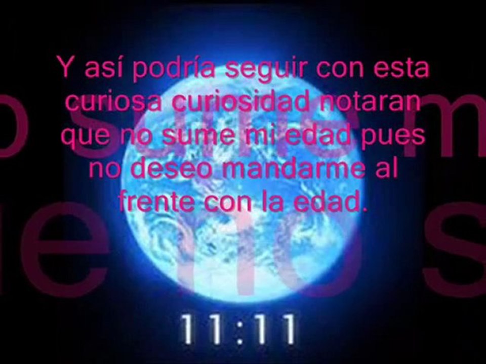 las edades y el número 11