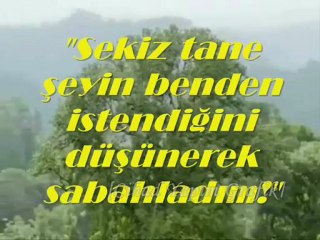 8 Şeyin Benden İstendiğini Düşünerek Sabahladım - Cihad Yapım Grafik