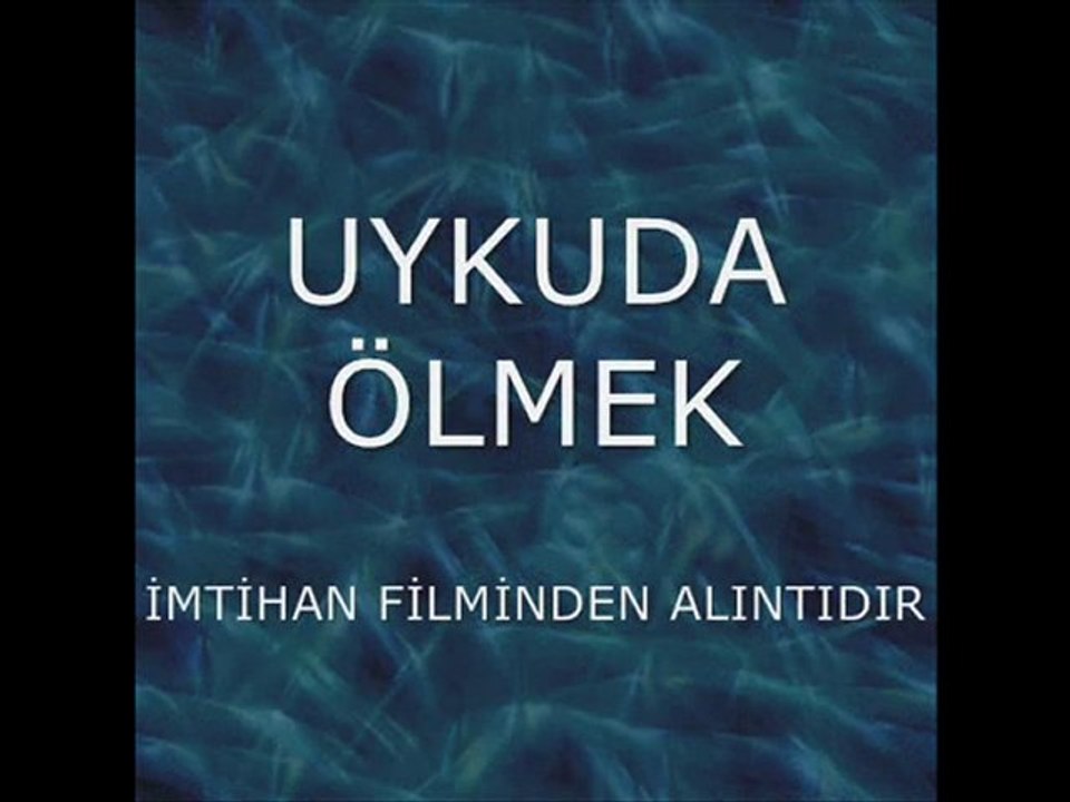 UYKU OLÜMÜN YARISIDIR - Cihad Yapım Grafik