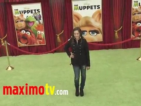 Mary Mouser at The Muppets World Premiere Arrivals