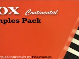 VOX CONTINENTAL - SAMPLES COLLECTION