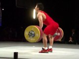 World Weightlifting Championships - M77kgA - World Champion at Snatch and Total Xiaojun LU - Clean and Jerk 2 - 205kg