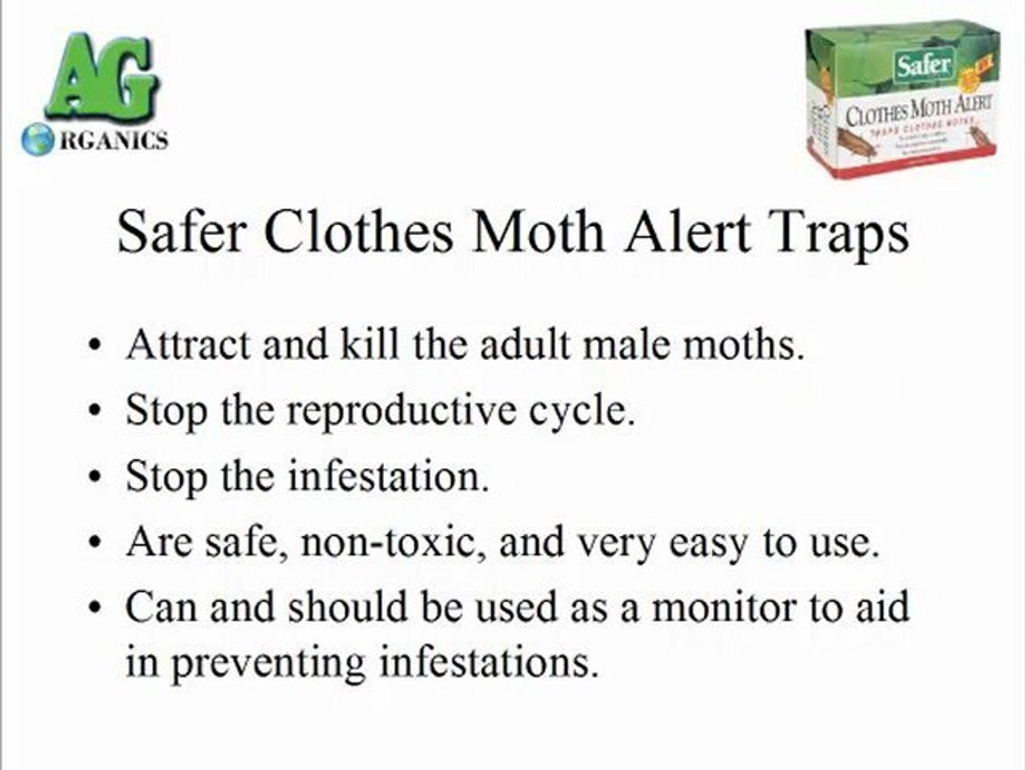 Clothes Moth Alert - Grow Organic