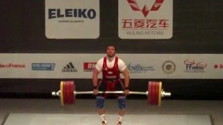 World Weightlifting Championships - M85kgB - Shrezodjon YUSUPOV - Clean & Jerk 2 - 205kg