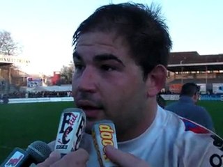 Rugby Federale 1 - Ludovic Zanini reagit apres USB - Chateaurenard
