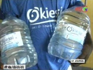 Don de 5 camion d'eau minérale au CHU