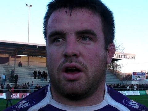 Rugby Federale 1 - Arnaud Deliege reagit apres USB - Châteaurenard