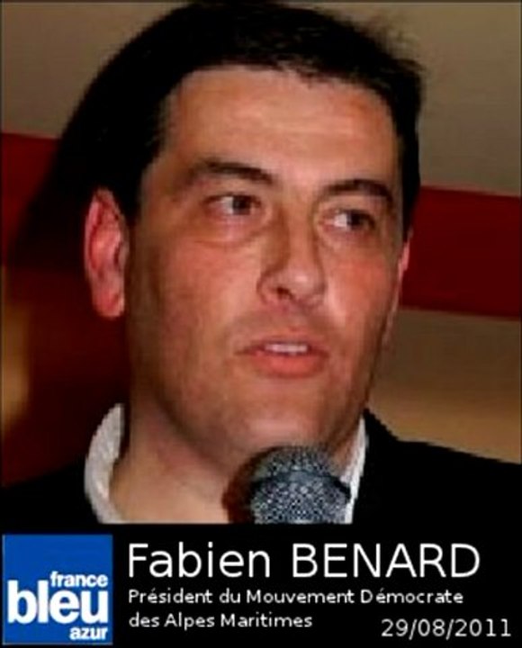 Interview Fabien Benard sur France Bleu du 29/08/2011