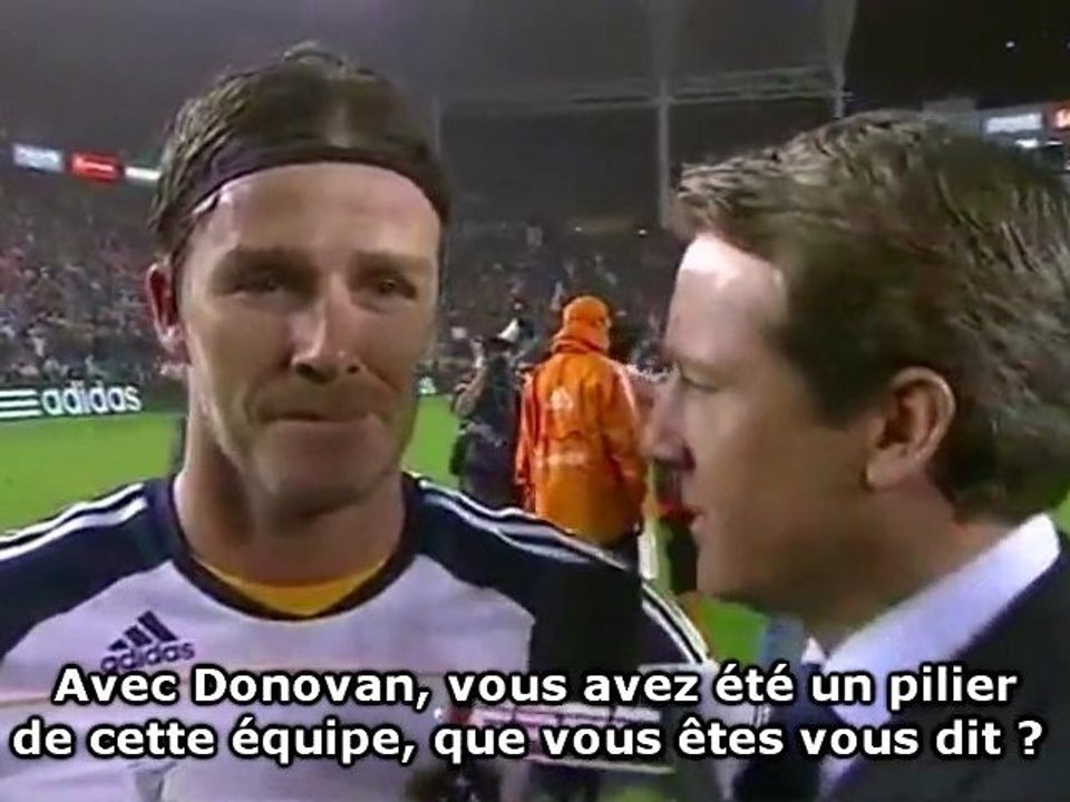 Beckham remporte la MLS et évoque son avenir !