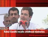 Rahul Gandhi recalls childhood memories