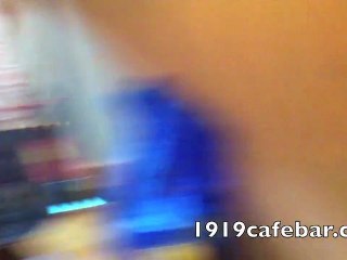 1 beer in 1 second Lady boy drinks like a man....