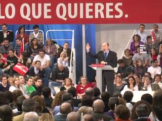 Alfredo Perez Rubalcaba, leader de la gauche espagnole