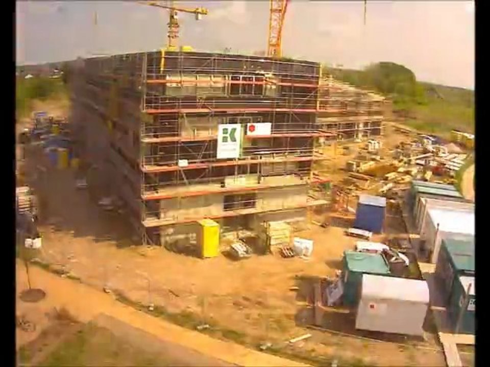 Erweiterungsbau im zeitraffer