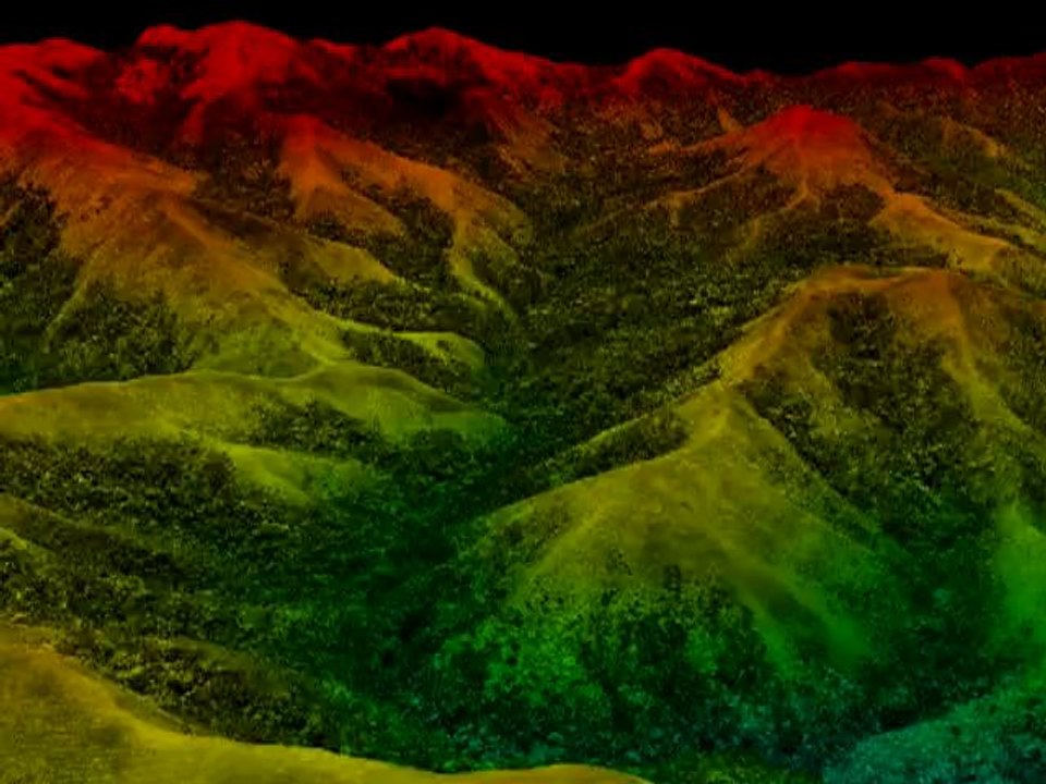 Forêts de Madagascar - Video 3D post-survol LiDAR