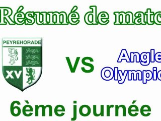 Résumé vidéo Peyrehorade Sport Rugby - Anglet Olympique