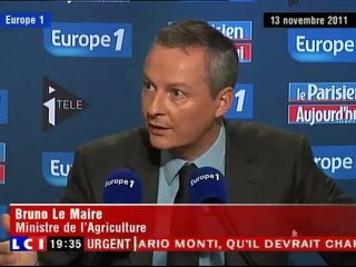Bruno Le Maire : "Nous sommes en guerre contre les marchés financiers"