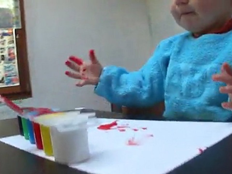 je fais de la peinture