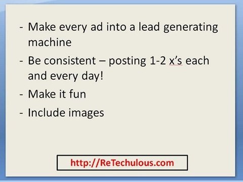 Real Estate Investor Marketing Employing Craigslist Ads