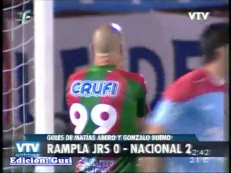 Rampla jrs 0 - Nacional 2