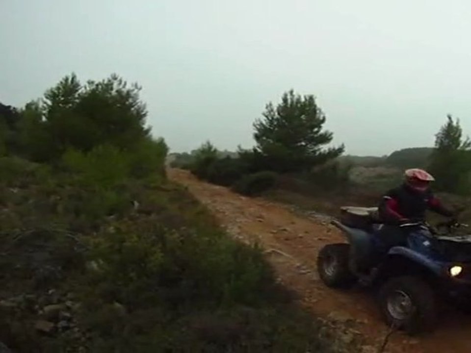 vidéo quad  rando  sigean