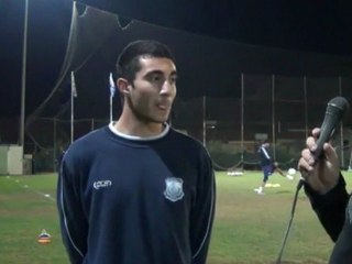 O αρχηγός του Απόλλωνα U21, Πάνος Θεοδώρου στο Balla