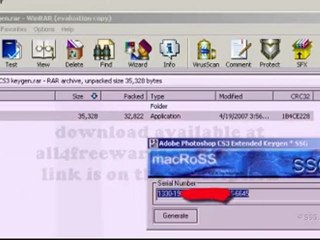 Adobe Photoshop CS3 Keygenerator