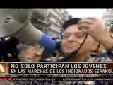 Indignados españoles volvieron a las calles