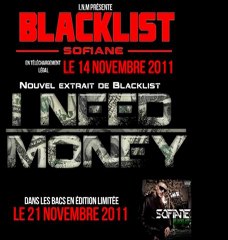 SOFIANE / I NEED MONEY / BLACKLIST DEJA DISPO SUR ITUNES !