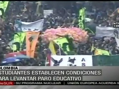 Estudiantes establecen condiciones para levantar huelga