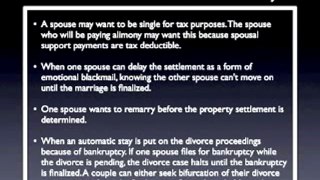 What is a Bifurcated Divorce?