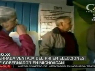 PRI encabeza resultados de elecciones en Michoacán